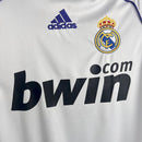 Camisa I Real Madrid Retrô | 07/08 Adidas - Branca e Roxa