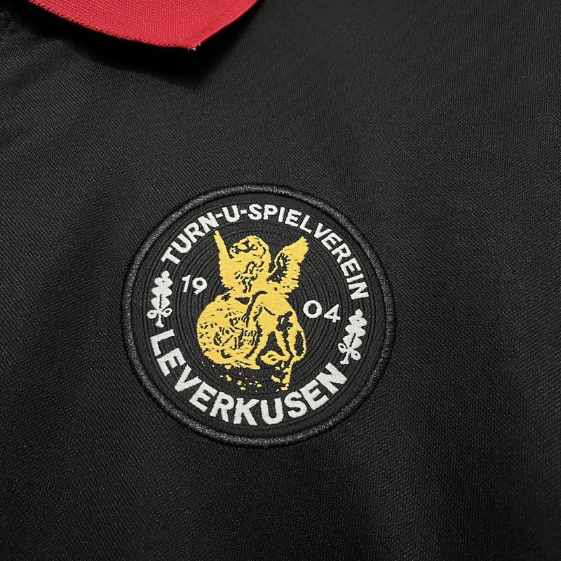 Camisa Edição 120 anos Bayer Leverkusen | 24/25 Torcedor Castore - Preta e Vermelha