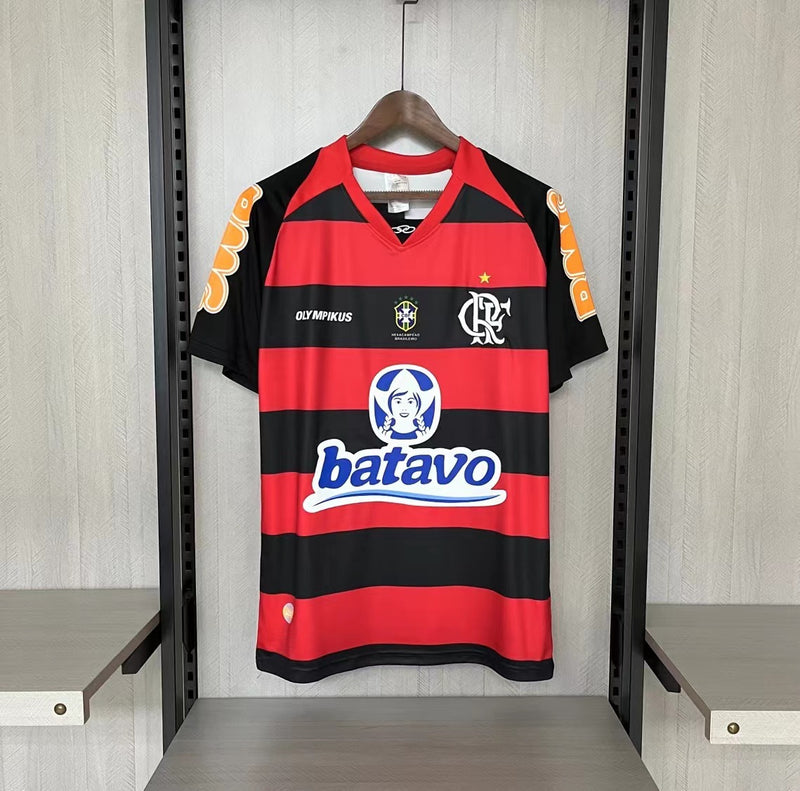 Camisa I Flamengo Retrô | 2010 Olympikus - Vermelha e Preta
