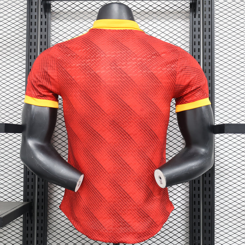 Camisa I Roma | 24/25 Modelo Jogador Adidas - Vermelha e Laranja