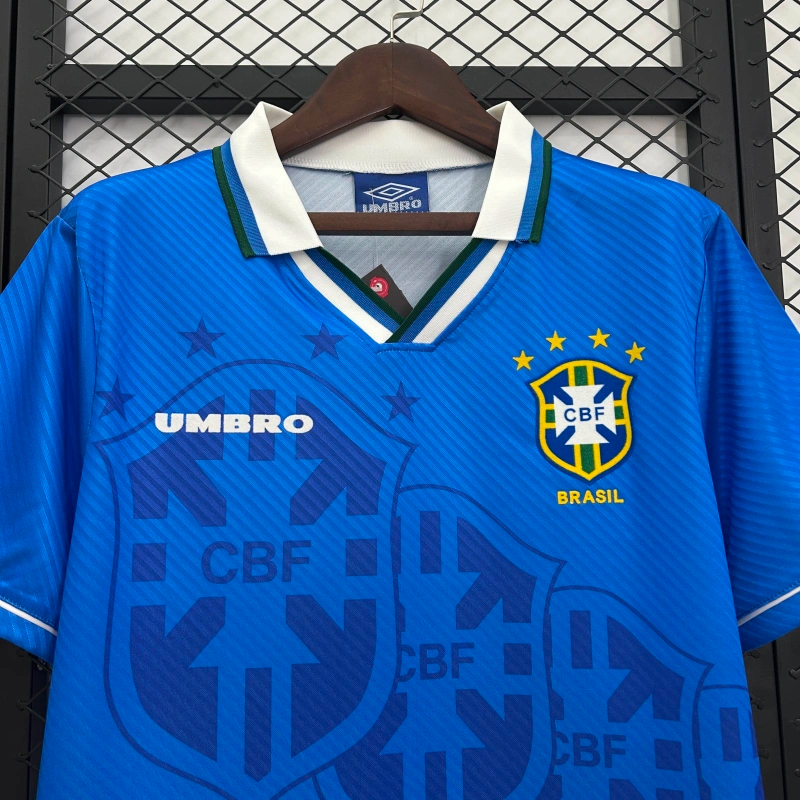 Camisa II Brasil Retrô | 1996 Umbro - Azul