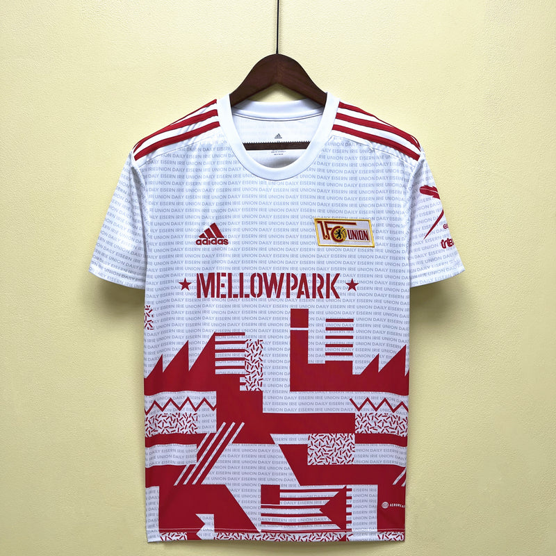 Camisa Edição Especial FC Union Berlin | 23/24 Torcedor Adidas - Branca e Vermelha