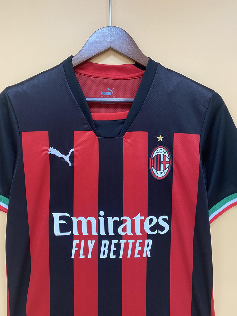 Camisa I Milan | 22/23 Torcedor Puma - Preta e Vermelha