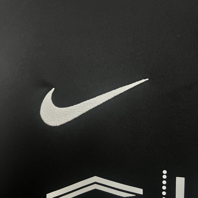 Camisa II Málaga Retrô | 12/13 Nike - Preta e Branca