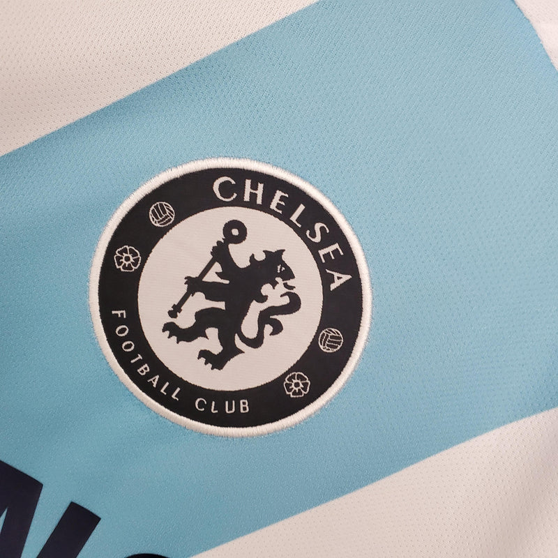 Camisa II Chelsea Retrô | 12/13 Adidas - Branca e Azul