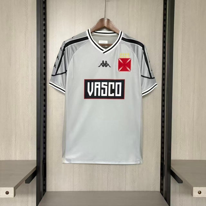 Camisa Pré Jogo Vasco | 25/26 Torcedor Kappa - Cinza e Preta