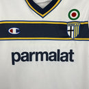 Camisa II Parma Retrô | 99/00 Champion - Branca e Azul