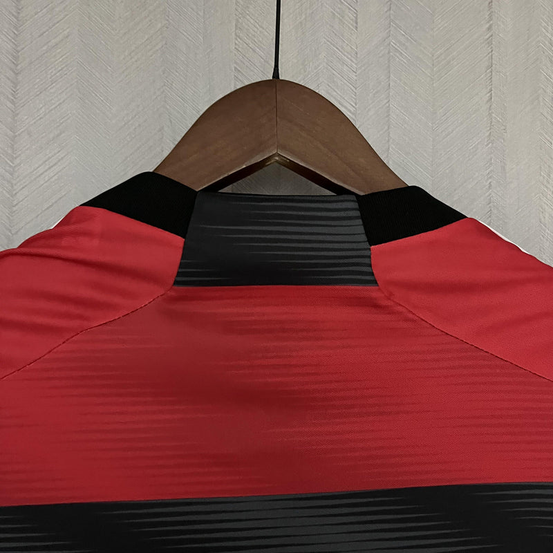 Camisa I Flamengo | 23/24 Torcedor Adidas - Vermelha e Preta