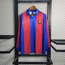 Camisa I Barcelona Retrô | 91/92 Meyba - Azul e Vermelha - Manga Longa