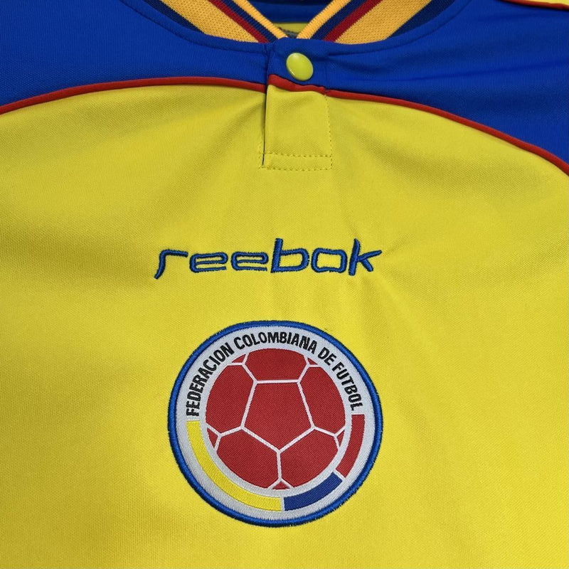 Camisa I Colômbia Retrô | 2001 Reebok - Amarela e Azul