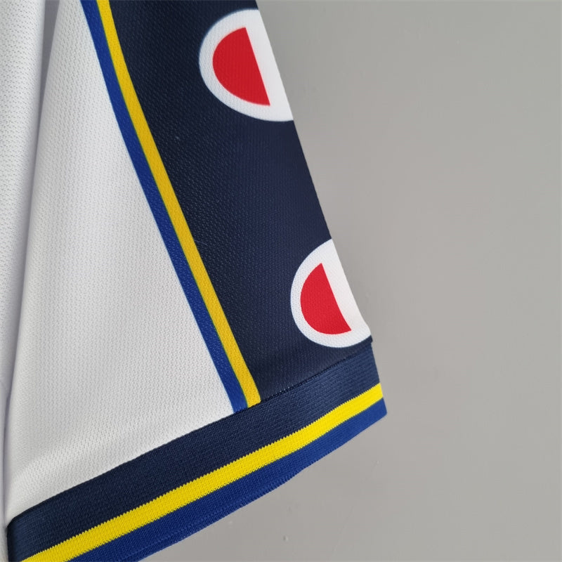 Camisa I Parma Retrô | 01/02 Champion - Branca e Azul