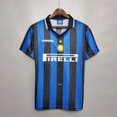 Camisa I Inter de Milão Retrô | 97/98 Umbro - Azul e Preta