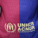 Camisa I Barcelona | 24/25 Modelo Jogador Nike - Vermelha e Azul (Travis Scott)