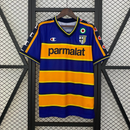 Camisa I Parma Retrô | 02/03 Champion - Azul e Amarela