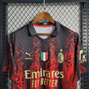 Camisa IV Milan | 23/24 Torcedor Puma - Preta e Vermelha