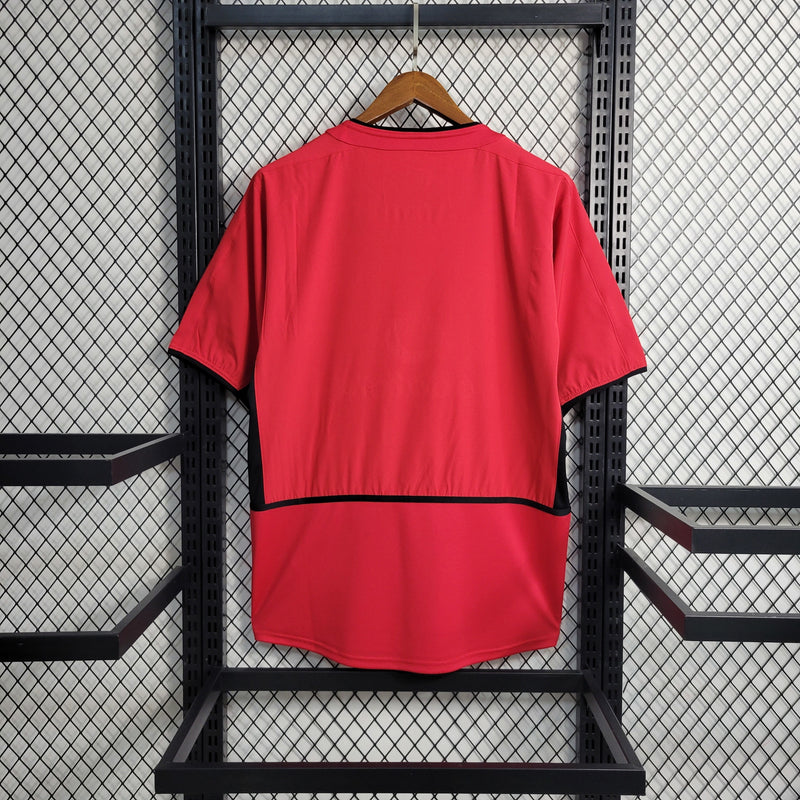 Camisa I Manchester United Retrô | 02/04 Nike - Vermelha