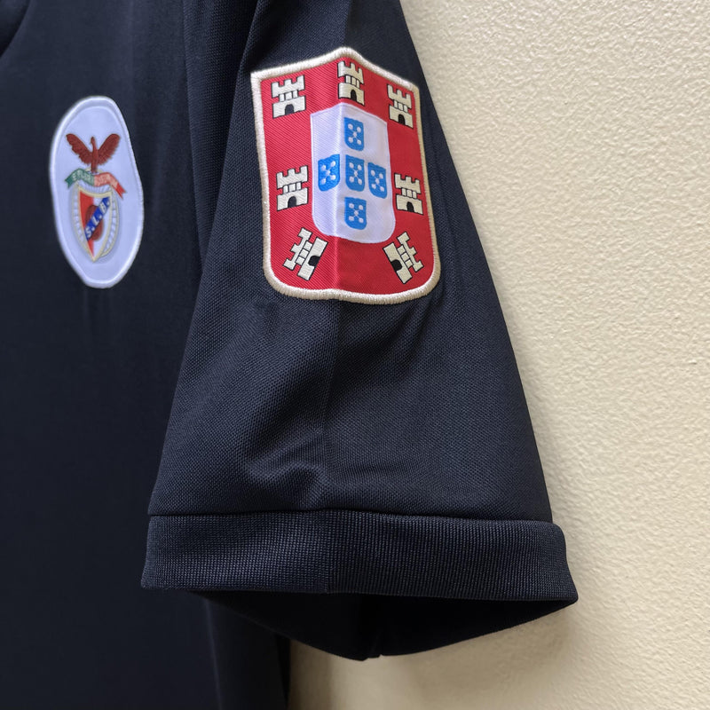 Camisa II Benfica Retrô | 73/74 Torcedor - Preta