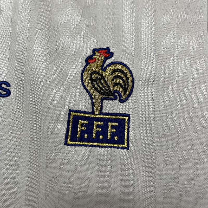 Camisa II França Retrô | 94/95 Torcedor Adidas - Branca