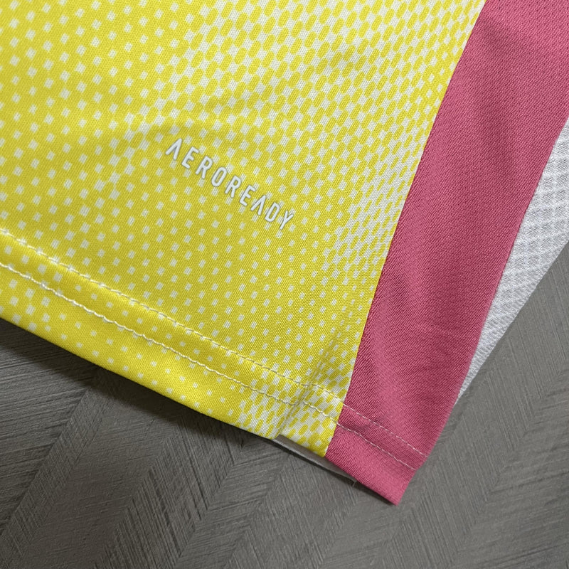 Camisa II Juventus | 24/25 Torcedor Adidas - Branca Amarela e Rosa