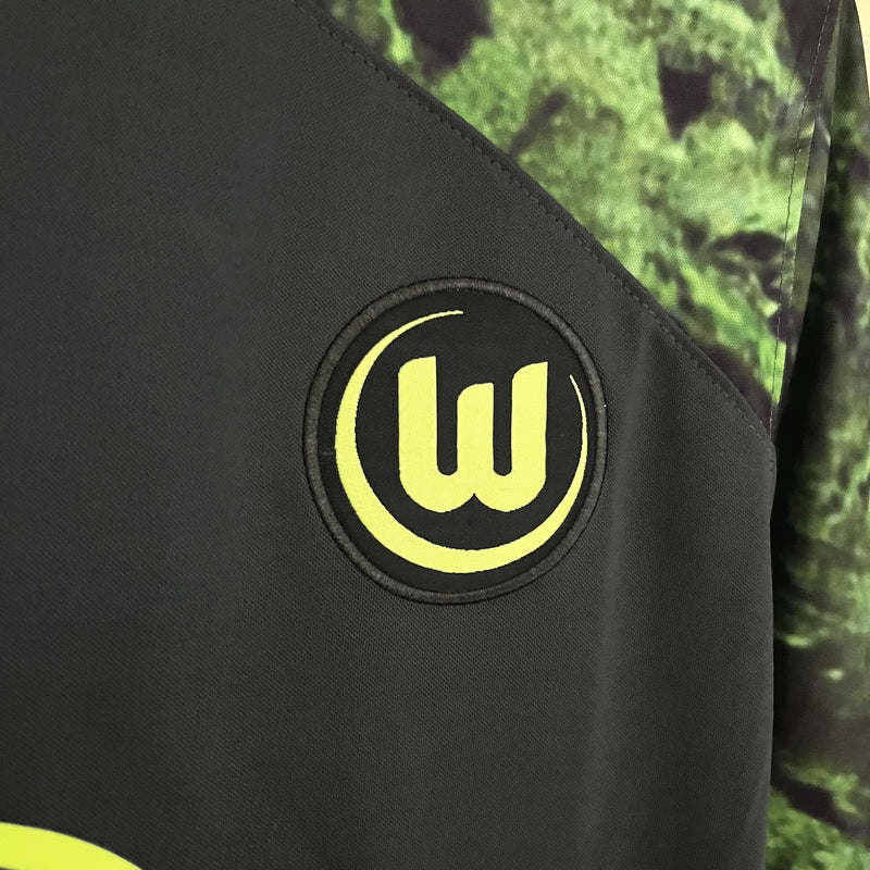Camisa II Wolfsburg | 23/24 Torcedor Nike - Preta e Verde