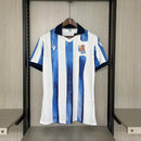 Camisa I Real Sociedad | 23/24 Torcedor Macron - Branca e Azul