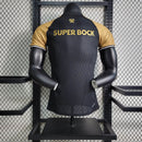 Camisa CR7 X Sporting | 23/24 Modelo Jogador Nike - Preta e Dourada