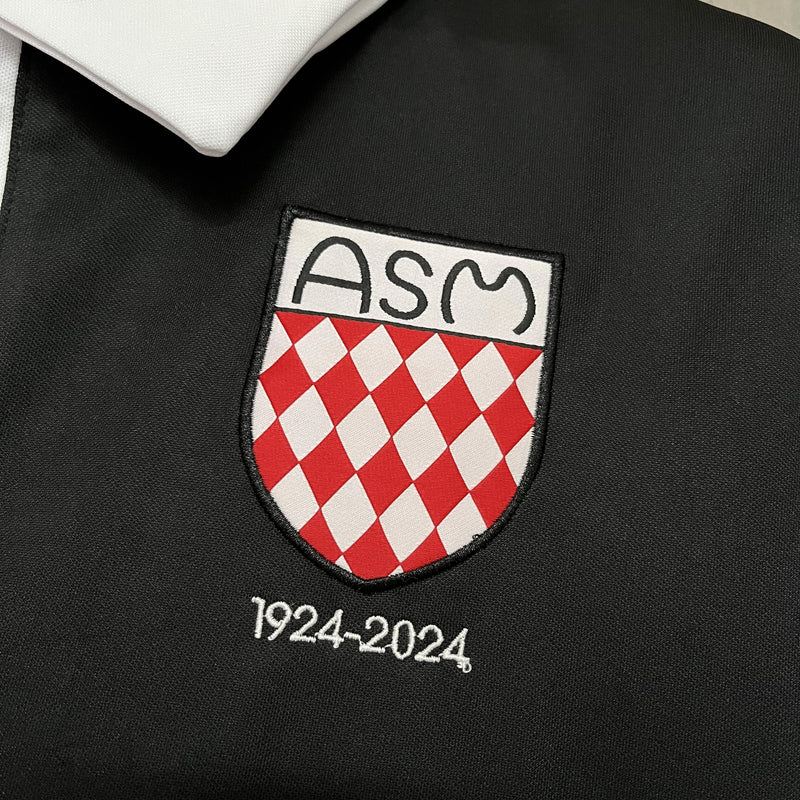 Camisa Edição Especial 100 anos Monaco | 25/26 Torcedor Kappa - Preta