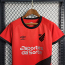 Camisa I Athletico Paranaense | 23/24 Torcedor Umbro - Vermelha e Preta - Feminina