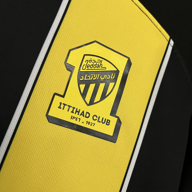 Camisa I Al-Ittihad | 23/24 Torcedor Nike - Preta e Amarela