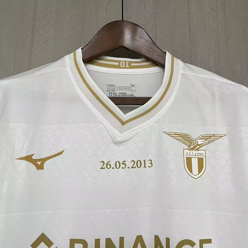 Camisa Edição Comemorativa Lazio | 23/24 Torcedor Mizuno - Branca