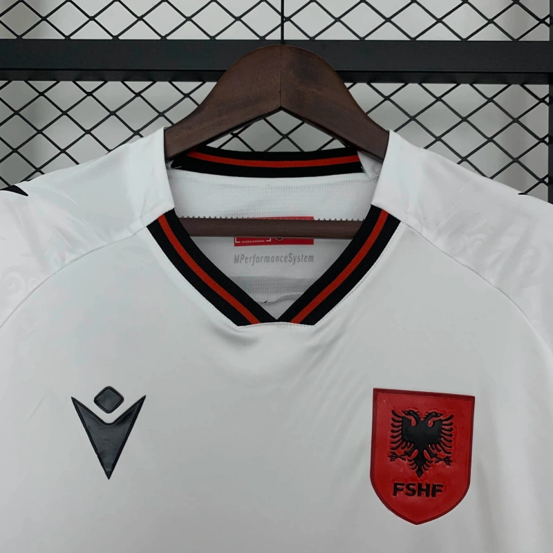 Camisa II Albânia | 25/26 Torcedor Macron - Branca