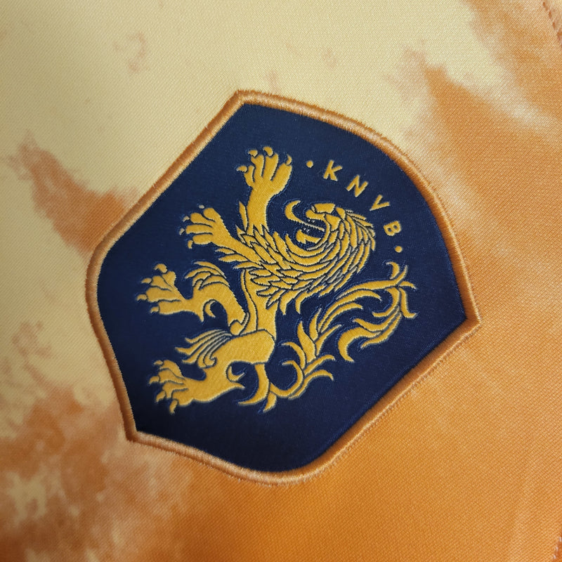 Camisa I Holanda | 2022 Torcedor Nike - Dourada
