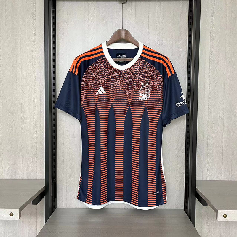 Camisa III Nottingham Forest | 23/24 Torcedor Adidas - Azul e Laranja