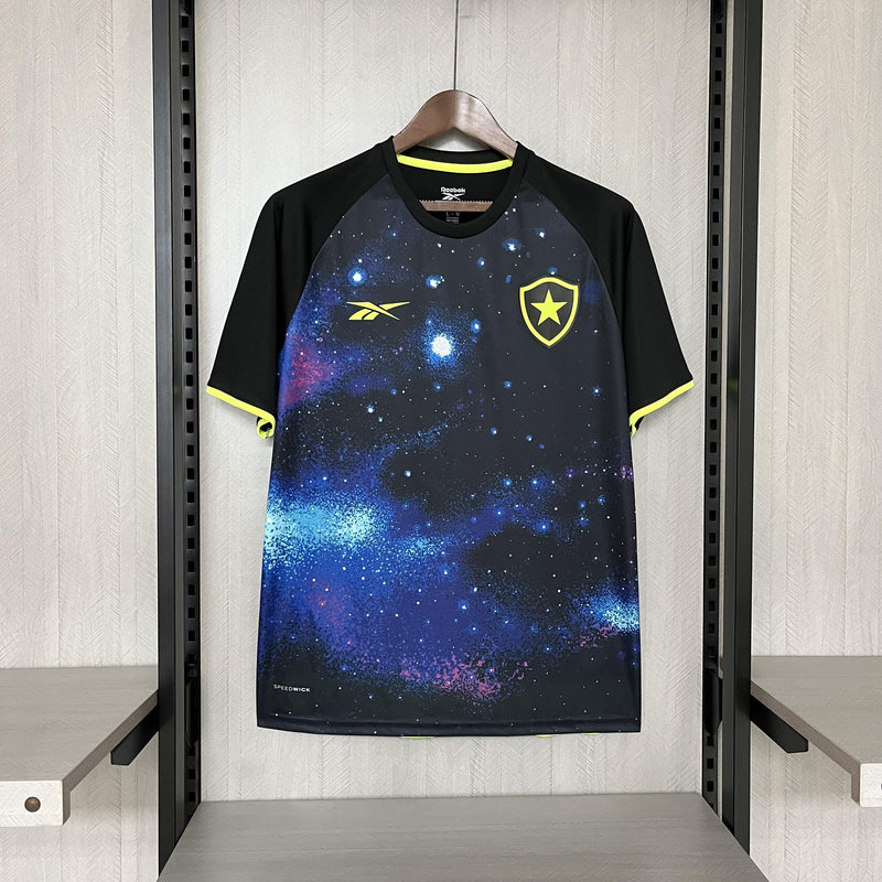 Camisa Pré Jogo Botafogo | 24/25 Torcedor Reebok - Preta e Azul