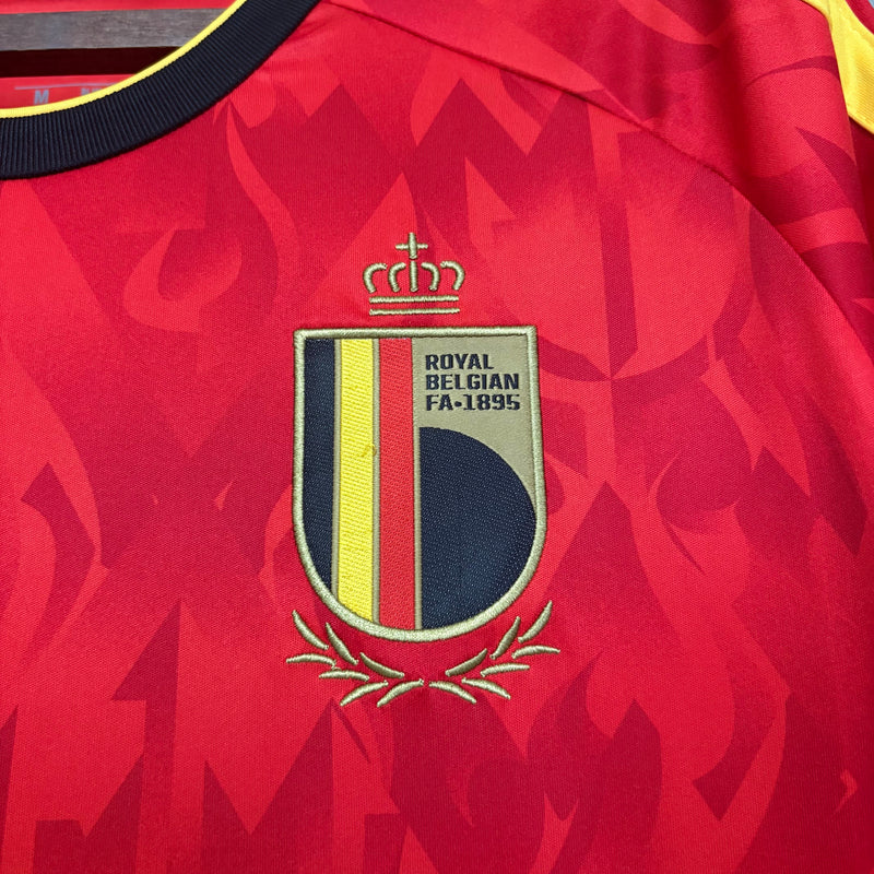 Camisa I Bélgica | 2026 Torcedor Adidas - Vermelha