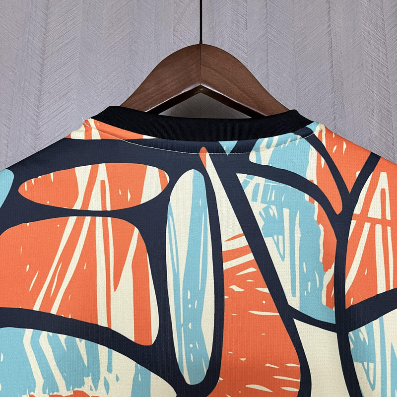 Camisa Edição Especial Arsenal | 24/25 Torcedor Adidas - Laranja e Azul