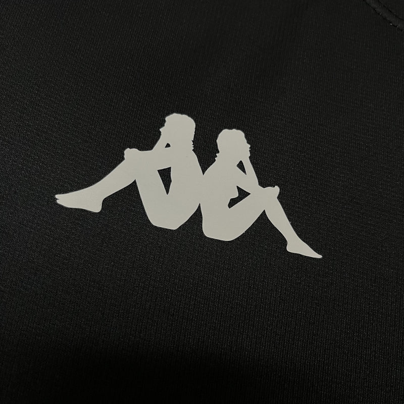 Camisa Pré Jogo Vasco | 24/25 Torcedor Kappa - Preta
