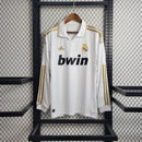 Camisa I Real Madrid Retrô | 11/12 Adidas - Branca - Manga Longa