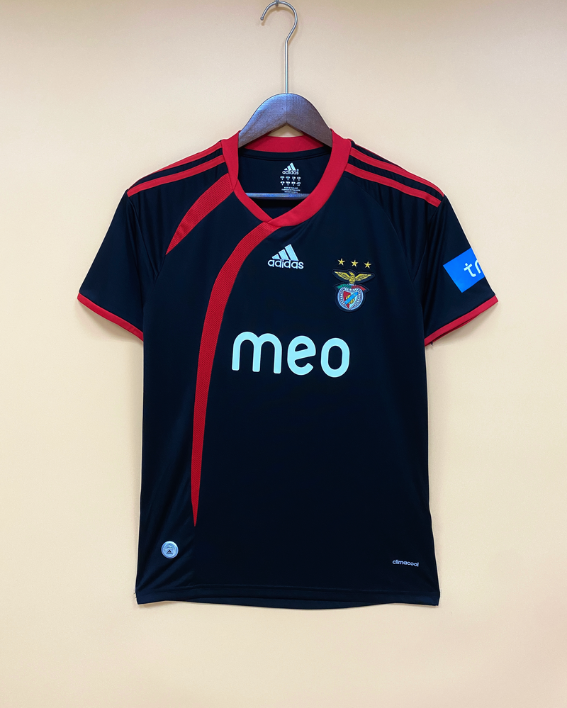 Camisa II Benfica Retrô | 09/10 Torcedor Adidas - Preta