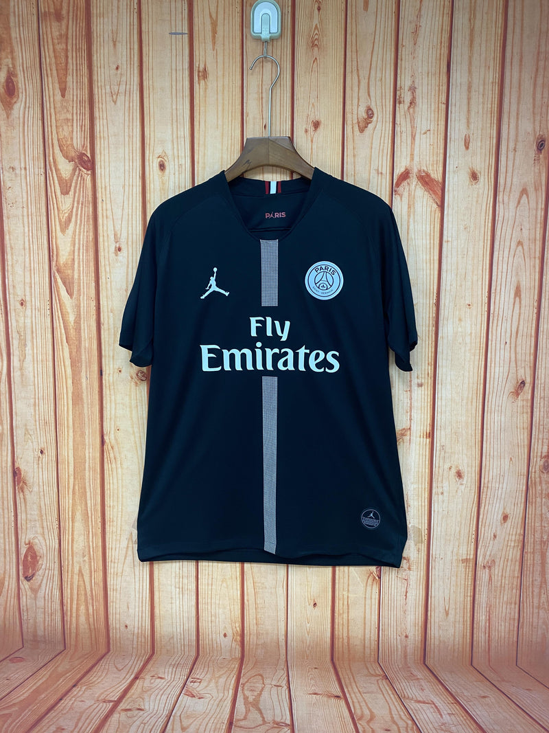Camisa Jordan x PSG | 18/19 Torcedor Air Jordan - Preta