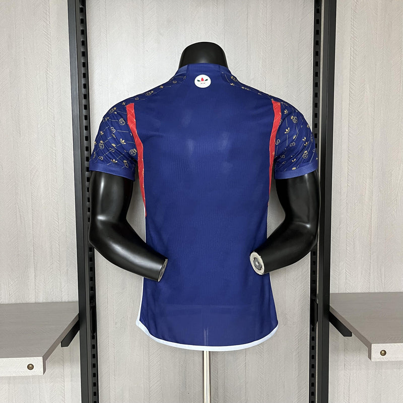 Camisa Gucci x Real Madrid | 24/25 Modelo Jogador Adidas - Azul