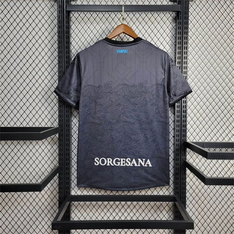 Camisa III Napoli | 24/25 Torcedor EA7 - Cinza e Azul