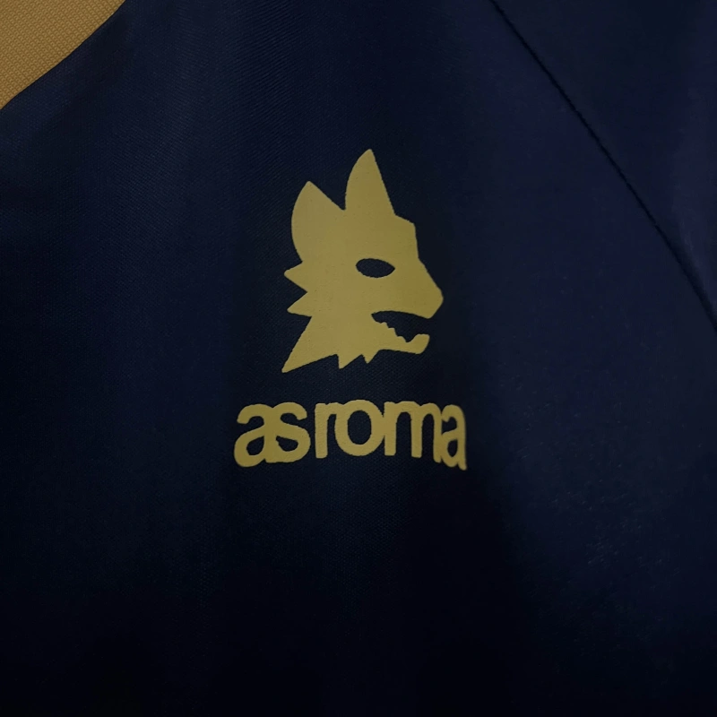 Camisa I Roma Retrô | 91/92 Adidas - Azul Vermelha e Amarela