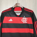 Camisa I Flamengo | 24/25 Torcedor Adidas - Vermelha e Preta - Manga Longa