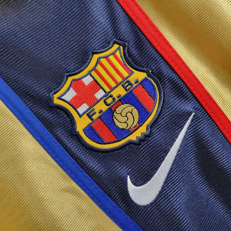 Camisa II Barcelona Retrô | 01/02 Nike - Dourada