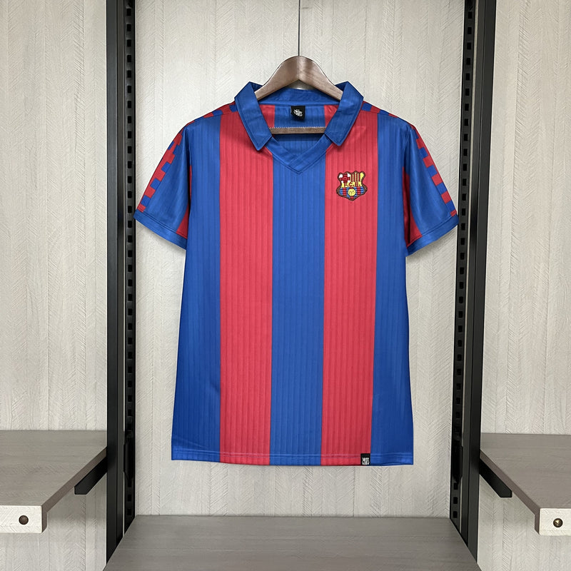 Camisa I Barcelona Retrô | 1991/92 Torcedor - Vermelha e Azul