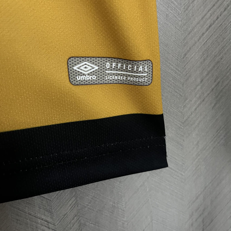 Camisa III Rayo Vallecano | 23/24 Torcedor Umbro - Dourada e Preta