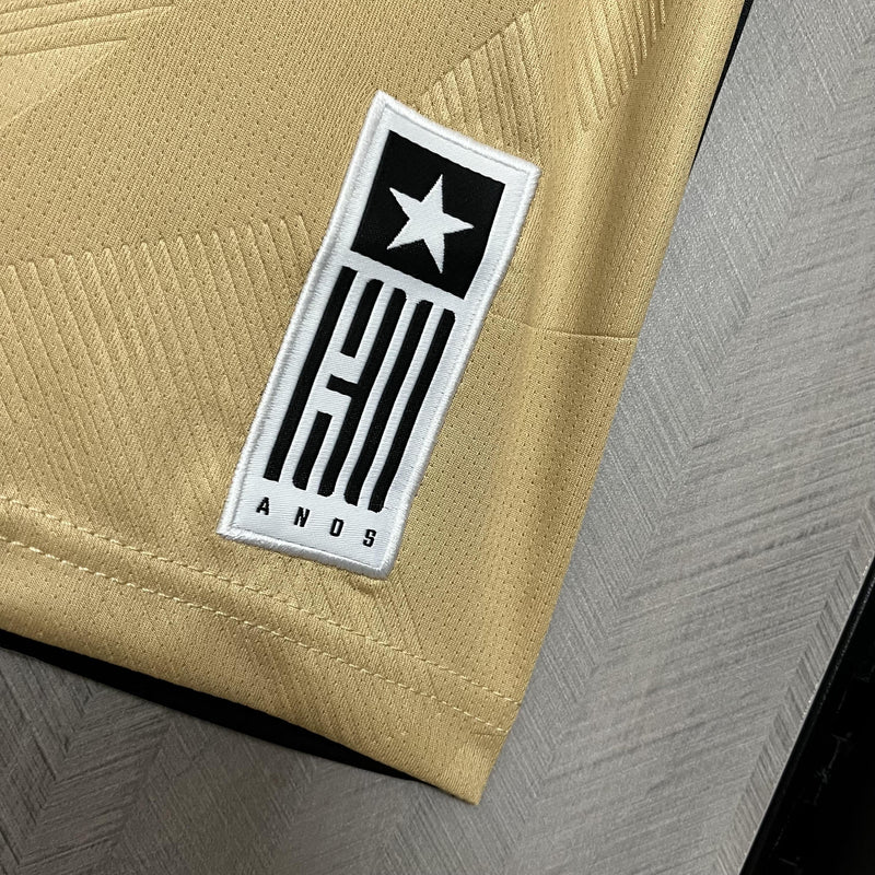 Camisa Goleiro Botafogo | 24/25 Torcedor Reebok - Dourada (Patrocinios)