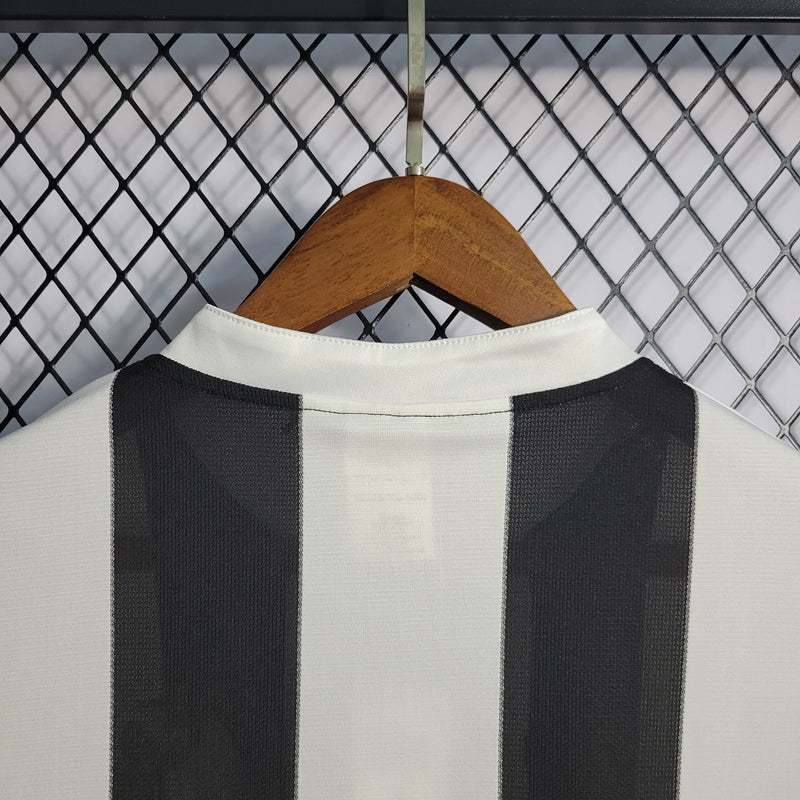 Camisa I Newcastle Retrô | 97/99 Adidas - Preta e Branca