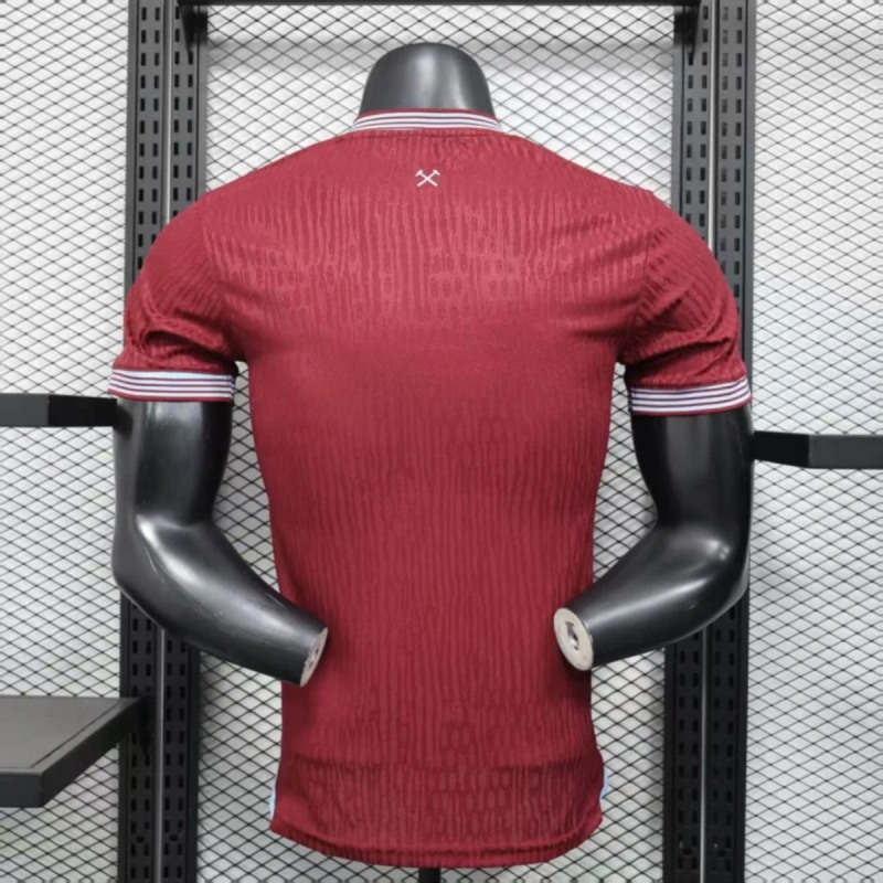 Camisa I West Ham | 25/26 Modelo Jogador Umbro - Vinho